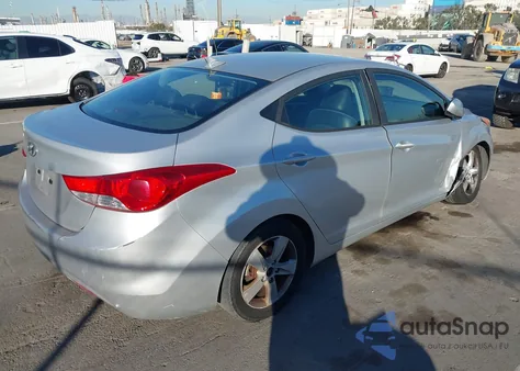 2013 Hyundai Elantra Gls/Limited from USA, damaged, VIN KMHDH4AE3DU606642